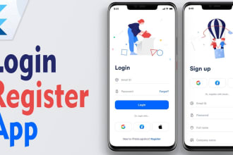 build responsive android flutter firebase application