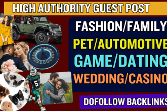 guest post on family,pets, automotive,fashion niche blog