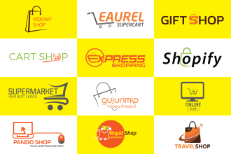 do amazon ecommerce ebay shopify dropshipping online store website logo design