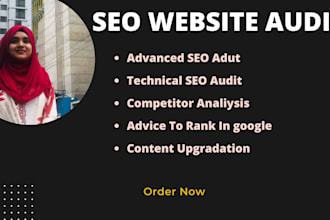 provide a website audit report and competitor analysis