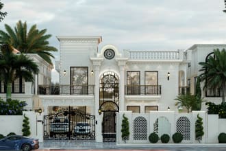 make your architectural 3d model in revit,sketchup with realistic d5 render