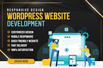 design, develop, clean and modern wordpress website by elementor pro