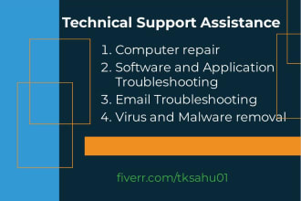 provide technical support for computer hardware and software issues