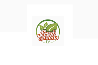 create a clean modern logo for new island hydro farm start up fresh greens vi