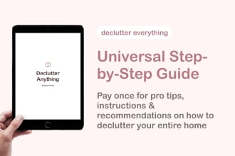 provide a universal decluttering guide