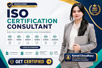 get you iso 9001, 14001, 45001, 13485, 27001 certifications