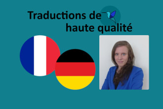 translate your text from french to german