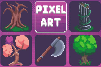 draw pixel art assets textures and maps