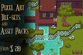 create pixel art asset packs and tilesets
