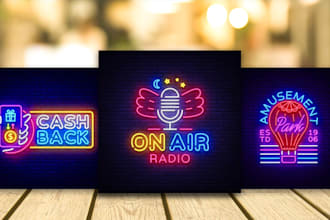 do neon logo podcast cover art