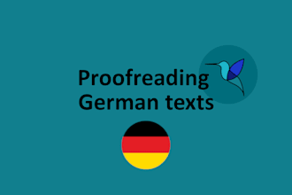 proofread your german text