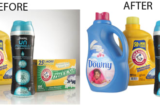 retouch and enhancement product photo editing
