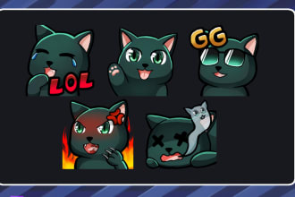 cute custom emoticons for your channel and discord