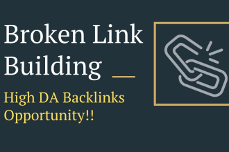 find niche relevant broken link building with full details