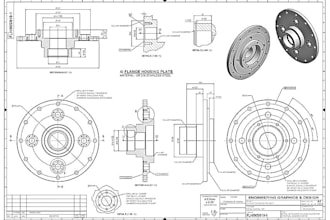 draft any 2d or 3d model drawing for you in auto cad