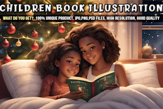 draw african american children book illustration