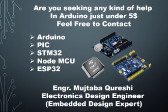 develop system based on arduino, raspberry, fpga and iot projects for you