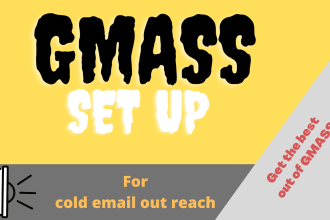 set up gmass for cold email outreach