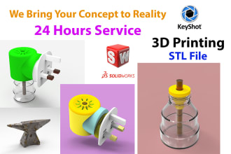 3d cad modeling, 2d drawing, 3d printing, stl, dxf, obj