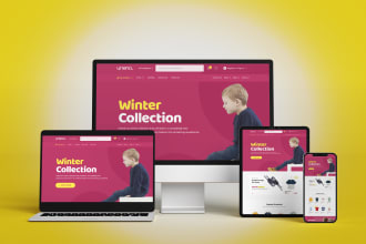 design or redesign wix store website for clothing fashion accessories ecommerce