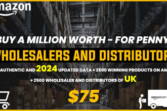 provide 400 UK wholesaler for amazon UK sellers