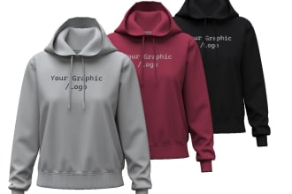 create 3d mockup for hoodie in clo or browzwear vstitcher