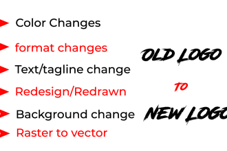 fix, redesign, revamp and edit your logo