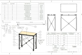 provide design 2d 3d drafting modeling weldments  and sheet metal in solidworks