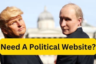 develop a political website to grow the reputation