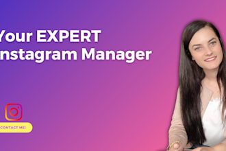 be your instagram manager