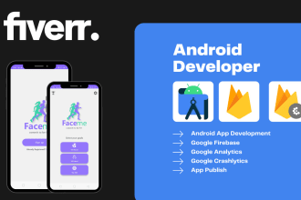 develop a custom android app using kotlin or java