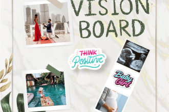 design perfect vision board to match your dreams