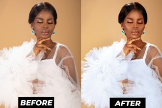 do high end retouching and advanced retouching