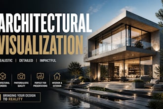create photorealistic architectural visualization