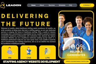 do a website for staffing agency