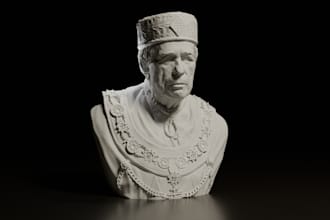 model a 3d character, animal or prop