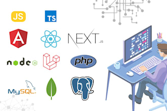 develop business websites as a full stack website developer