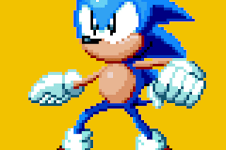 create pixel art of any character