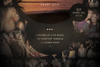 share a flyer party PSD for advertising