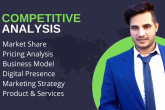 conduct competitive analysis and market research