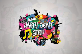 design a graffiti logo text or sticker for your brand