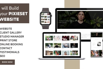 photography website, pixieset, booking website, print store, SEO, showit, wix