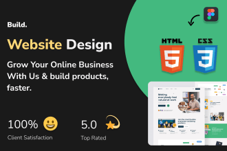convert figma to react, HTML, CSS website design