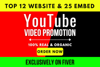do organic youtube video promotion by increase subs