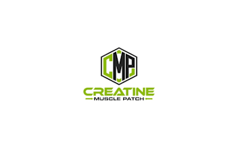 design creatine muscle patch  logo