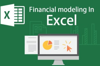 build a robust excel financial model, forecasts and budget