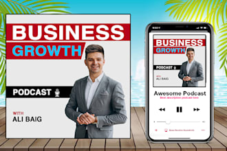 design podcast artwork professional modern itunes cover spotify logo