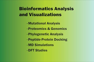 do bioinformatics analysis and visualization services