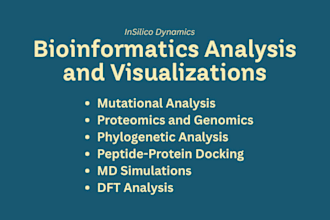 do bioinformatics analysis and visualization services