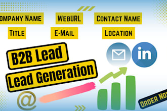 b2b lead generation linkedin lead business leads data collect contact email find